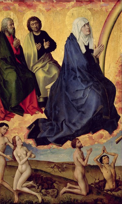 Die Jungfrau bittet für die Menschheit, Detail aus dem Jüngsten Gericht, ca. 1451 von Rogier van der Weyden